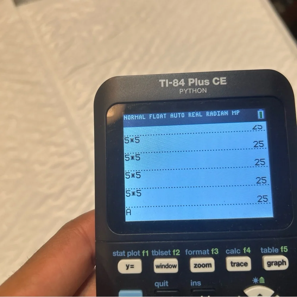 Texas Instruments TI-84 Plus CE Python Graphing Calculator w Cable Black Tested